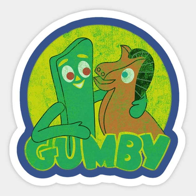 Gumby! Sticker by jeremiahm08